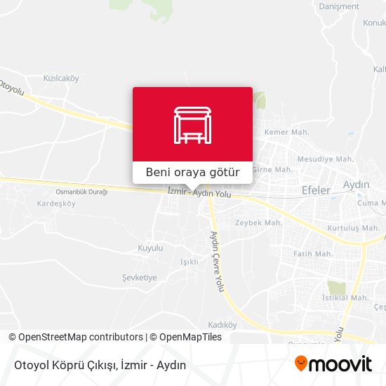 Otoyol Köprü Çıkışı harita