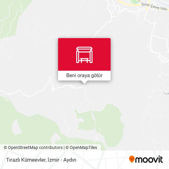 Tırazlı Kümeevler harita