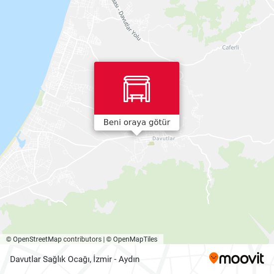 Davutlar Sağlık Ocağı harita