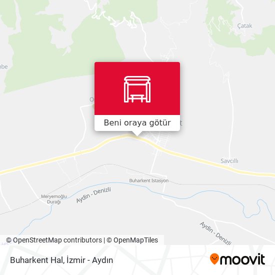 Buharkent Hal harita