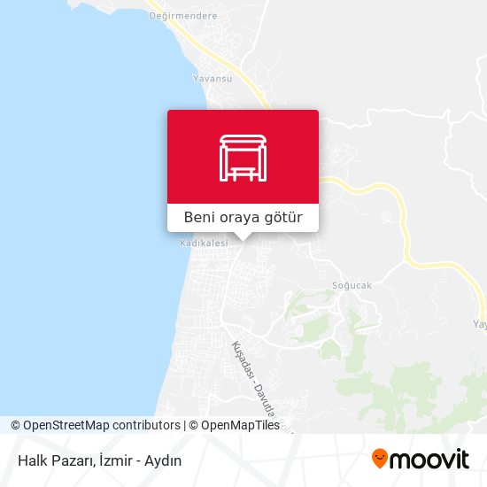 Halk Pazarı harita
