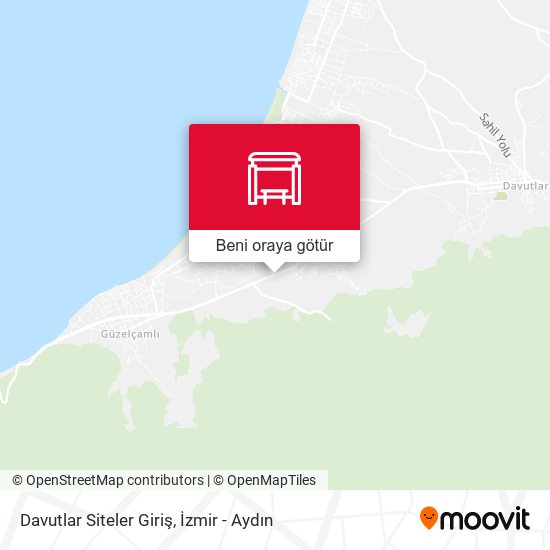 Davutlar Siteler Giriş harita