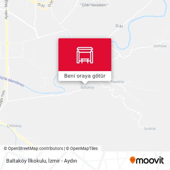 Baltaköy İlkokulu harita