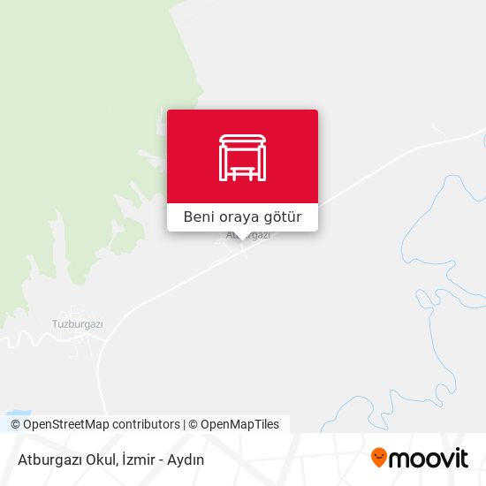 Atburgazı Okul harita
