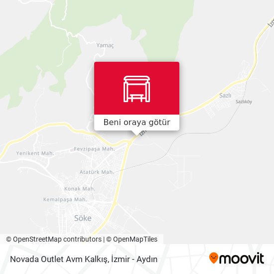 Novada Outlet Avm Kalkış harita