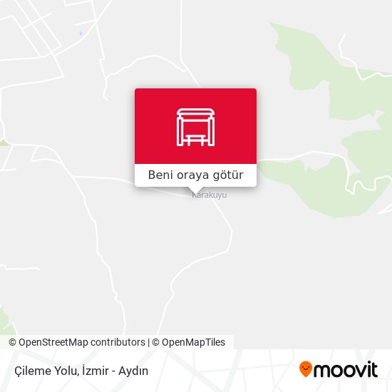 Çileme Yolu harita