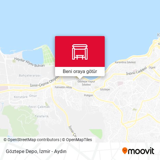 Göztepe Depo harita