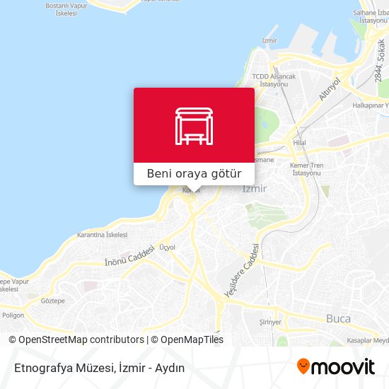 Etnografya Müzesi harita