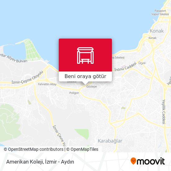 Amerikan Koleji harita