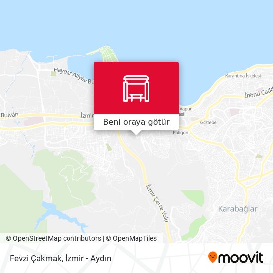 Fevzi Çakmak harita