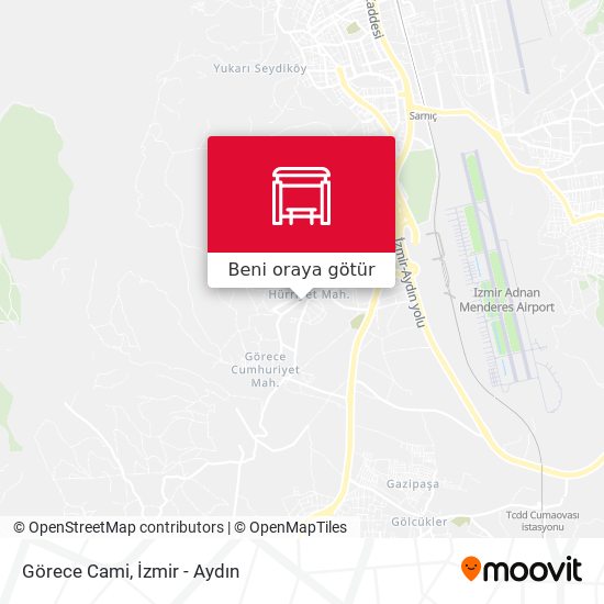 Görece Cami harita