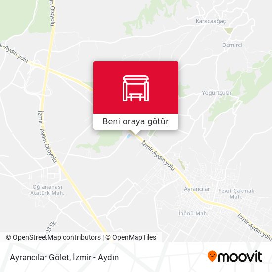 Ayrancılar Gölet harita