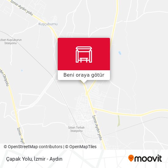 Çapak Yolu harita