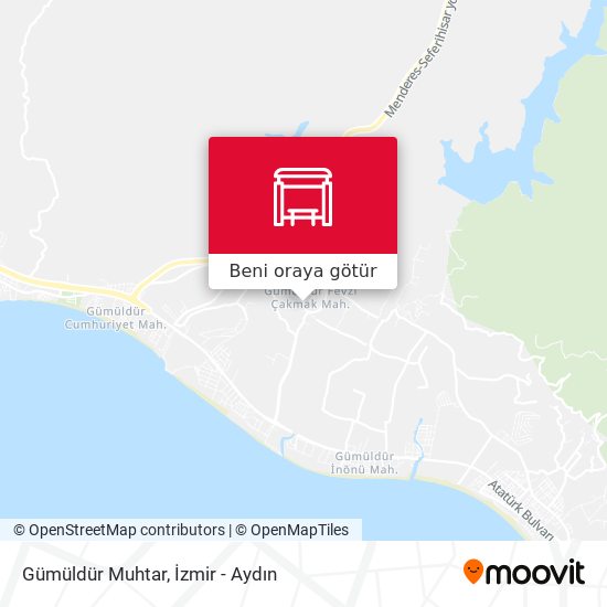 Gümüldür Muhtar harita