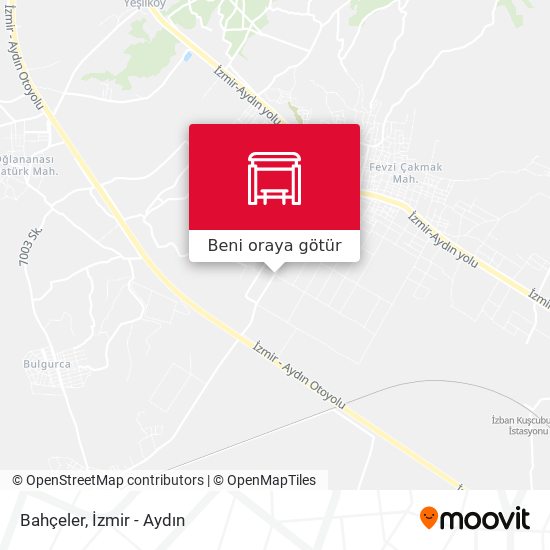 Bahçeler harita