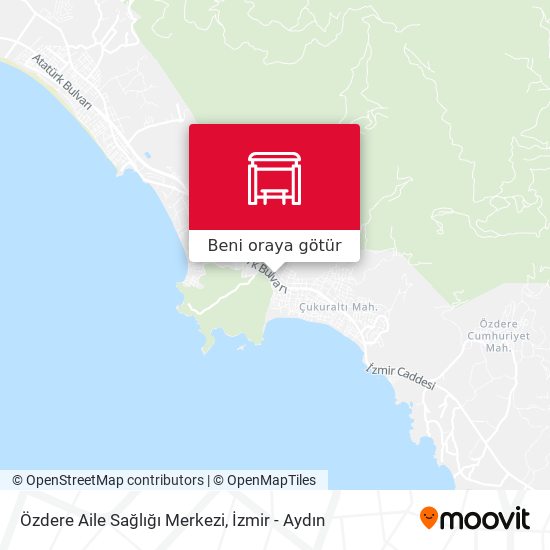 Özdere Aile Sağlığı Merkezi harita