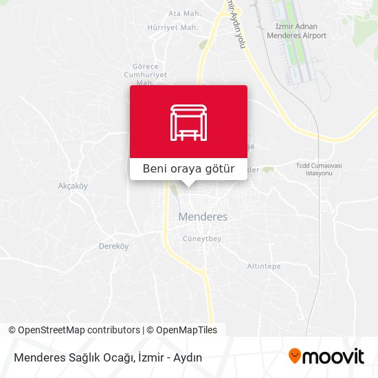 Menderes Sağlık Ocağı harita
