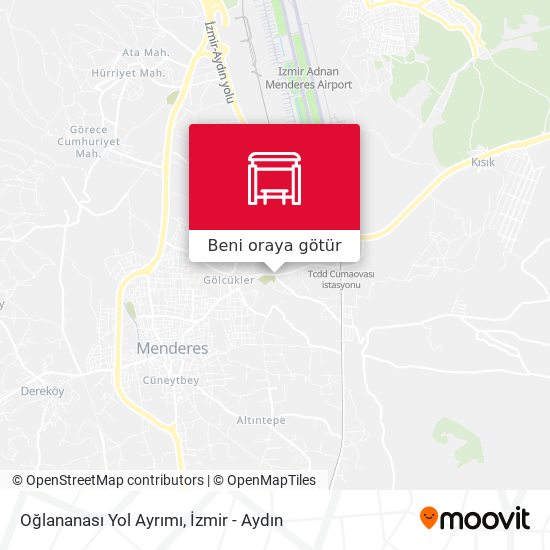 Oğlananası Yol Ayrımı harita