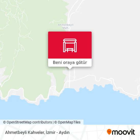 Ahmetbeyli Kahveler harita