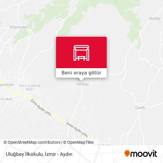 Uluğbey İlkokulu harita