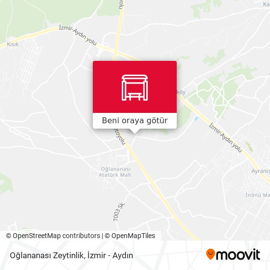 Oğlananası Zeytinlik harita
