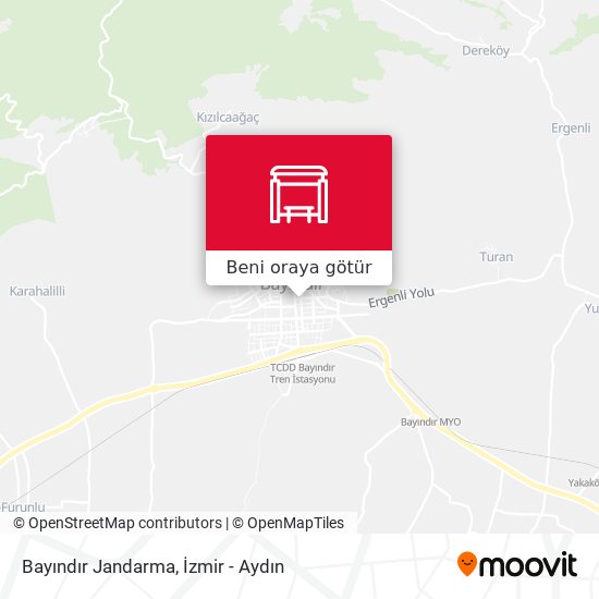 Bayındır Jandarma harita