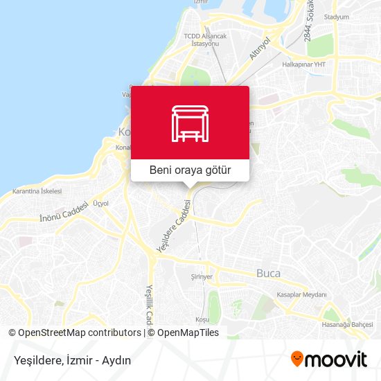 Yeşildere harita