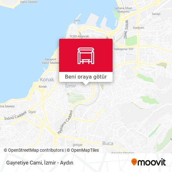 Gayretiye Cami harita