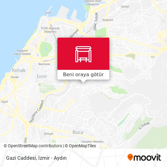 Gazi Caddesi harita