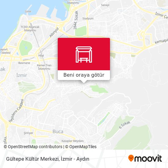 Gültepe Kültür Merkezi harita