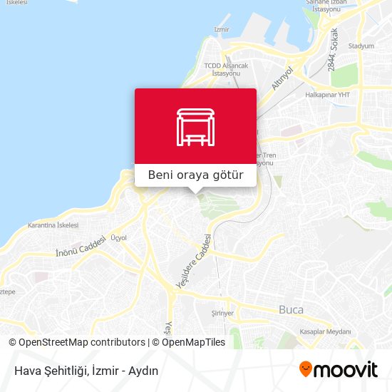 Hava Şehitliği harita