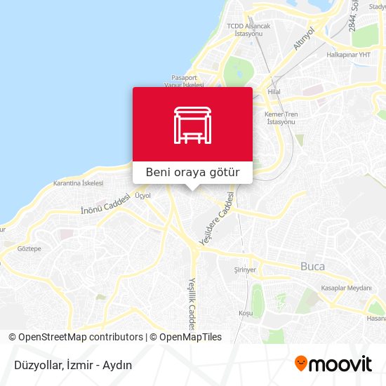 Düzyollar harita