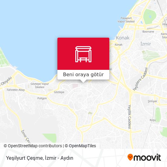 Yeşilyurt Çeşme harita