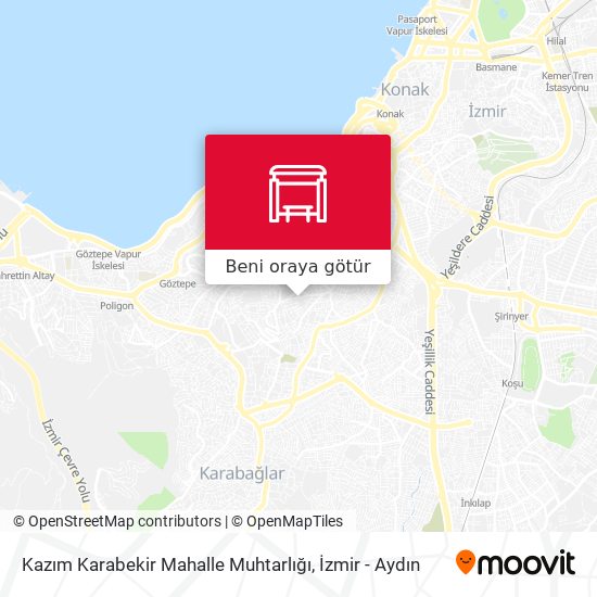 Kazım Karabekir Mahalle Muhtarlığı harita