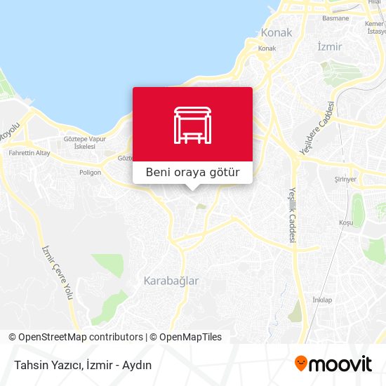 Tahsin Yazıcı harita