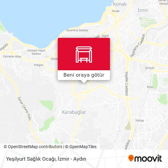 Yeşilyurt Sağlık Ocağı harita