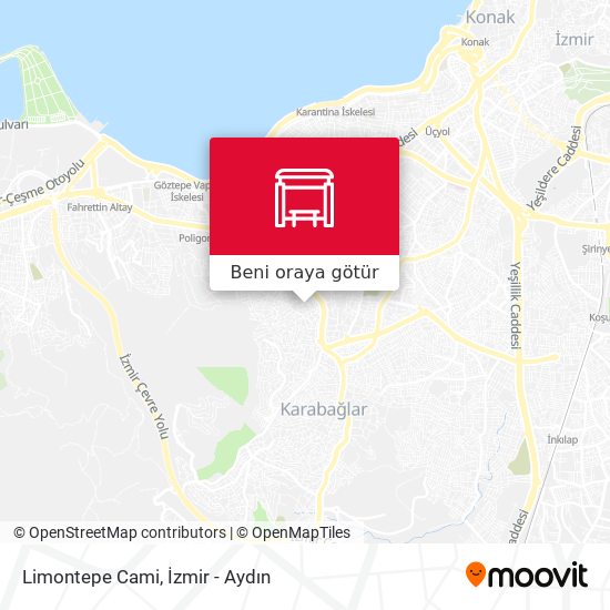 Limontepe Cami harita