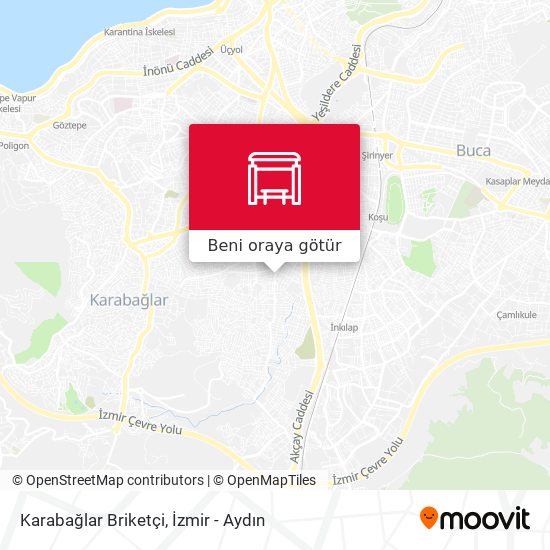 Karabağlar Briketçi harita