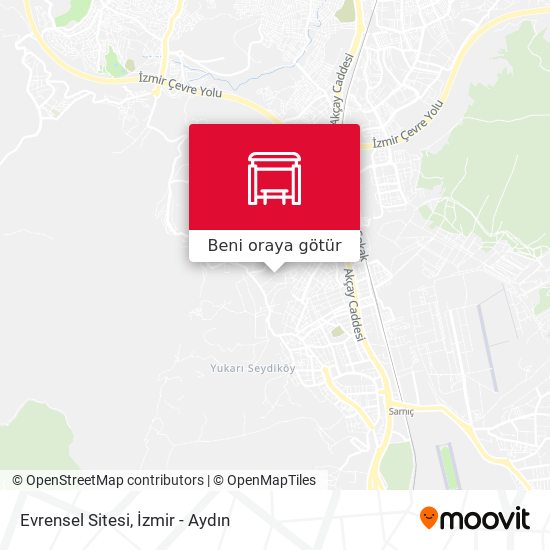 Evrensel Sitesi harita
