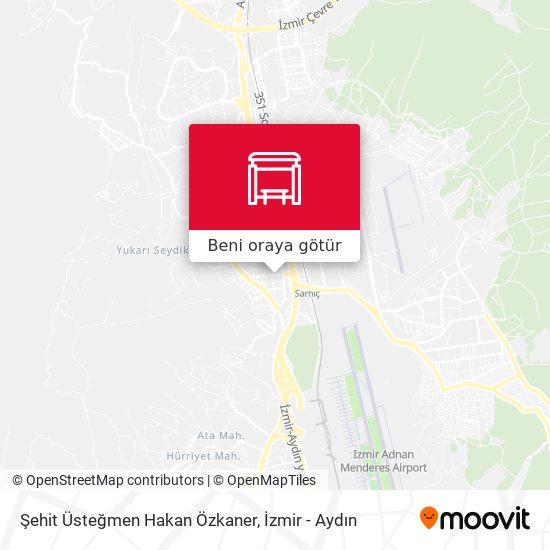 Şehit Üsteğmen Hakan Özkaner harita