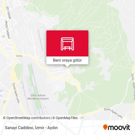Sanayi Caddesi harita