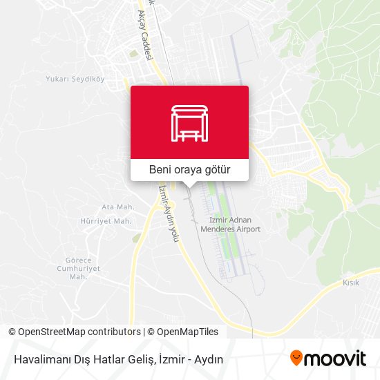 Havalimanı Dış Hatlar Geliş harita