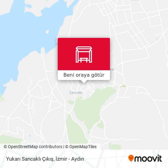 Yukarı Sancaklı Çıkış harita