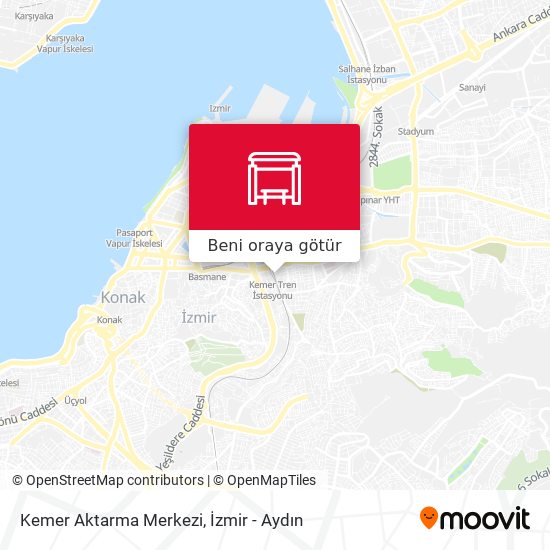Kemer Aktarma Merkezi harita