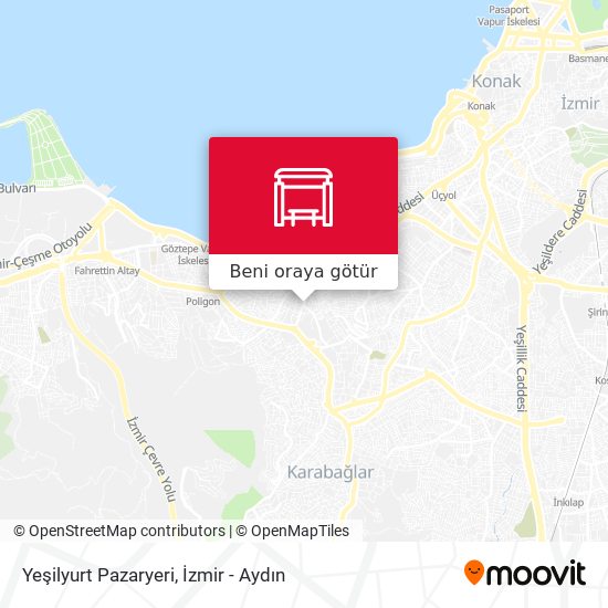 Yeşilyurt Pazaryeri harita