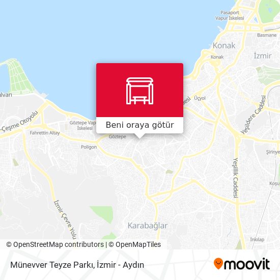 Münevver Teyze Parkı harita