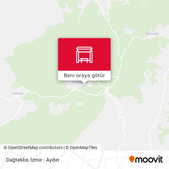 Dağtekke harita