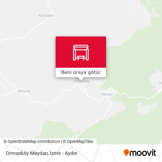 Ormanköy Meydan harita