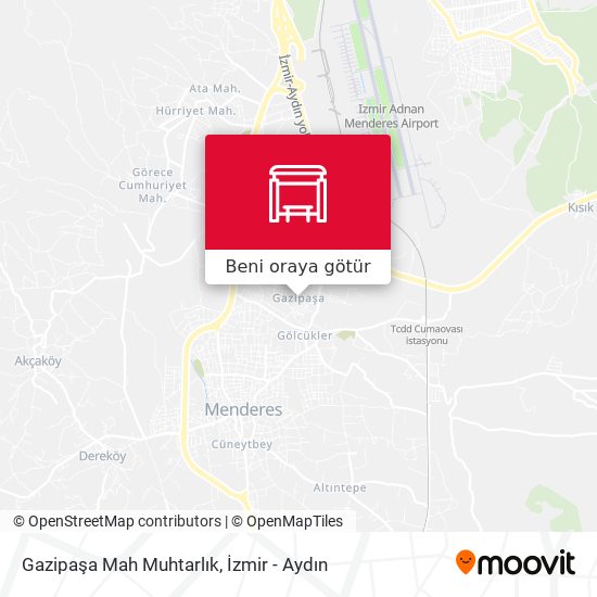 Gazipaşa Mah Muhtarlık harita