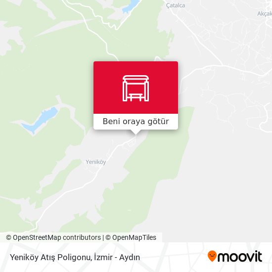 Yeniköy Atış Poligonu harita